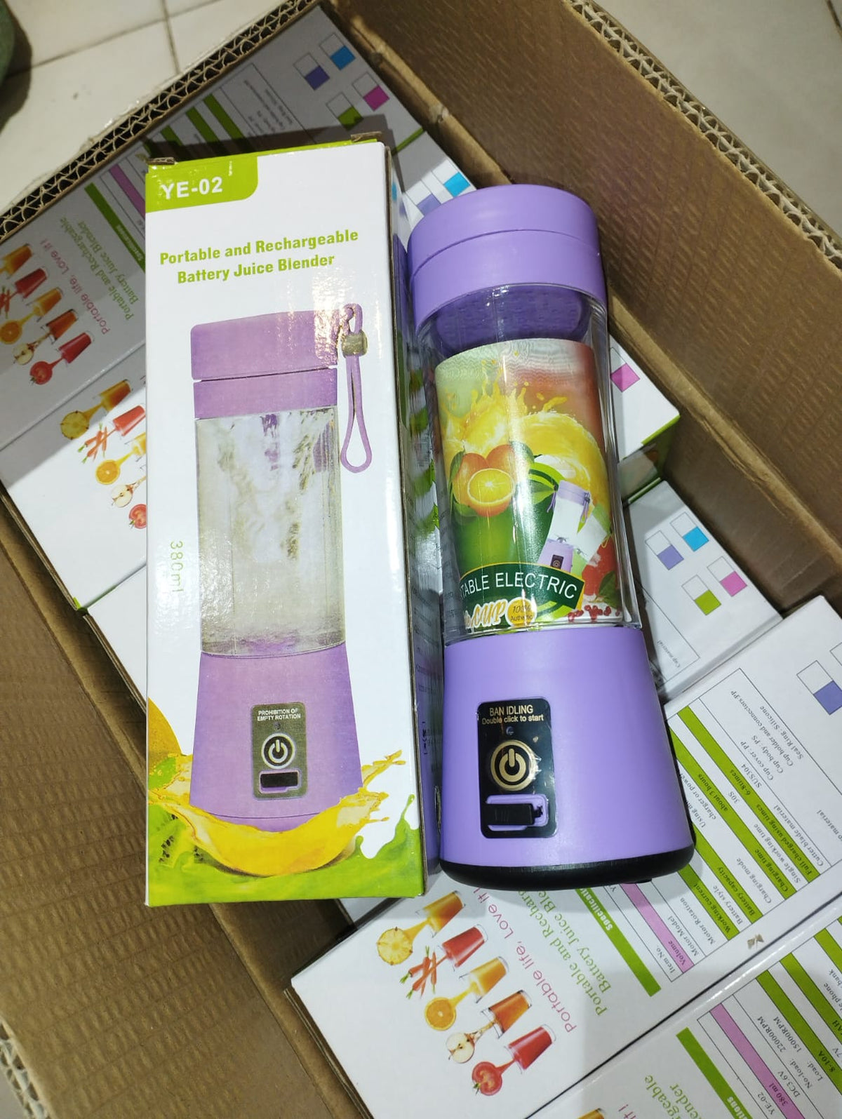 Portable Mini jucier machine rechargeable