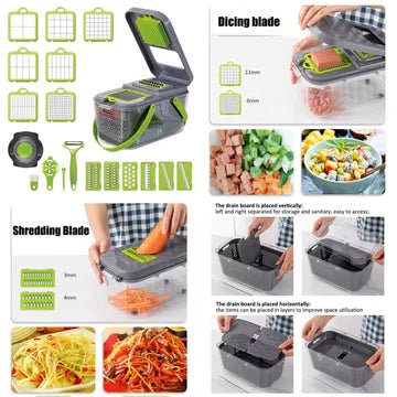 16 in 1 multifunctional vegetable cutter