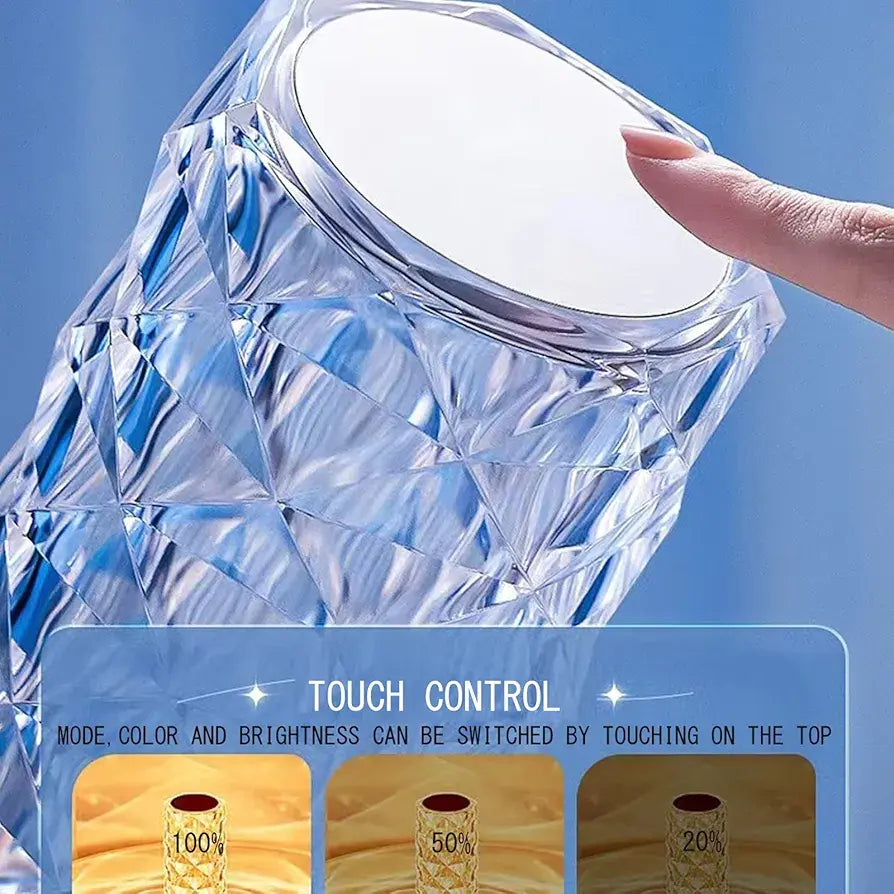 rechargeable crystal lamp