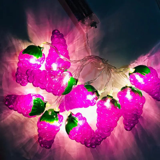 Grape decorative loght string