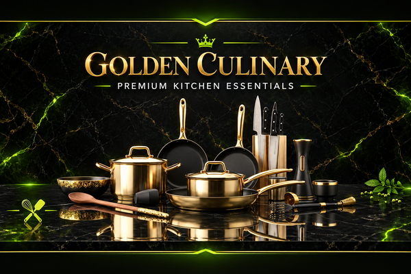 Golden Culinary Banner
